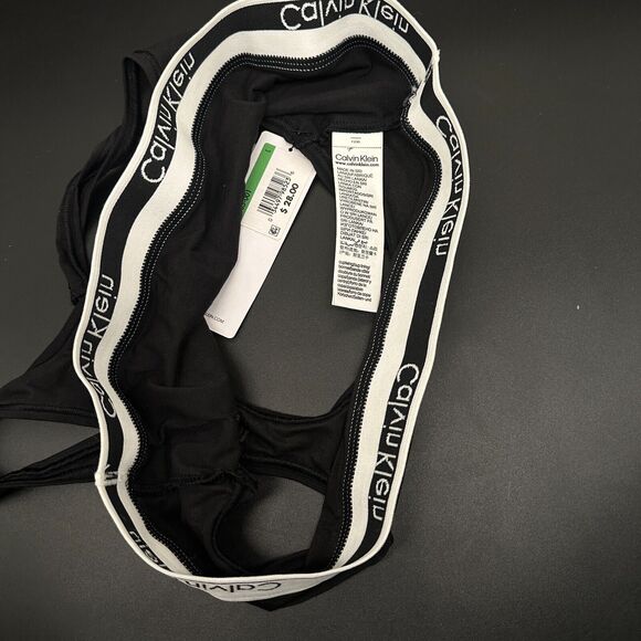 Calvin Klein 259719 Women's Modern Cotton Bralette Bra Midnight Black Size L - Picture 4 of 6